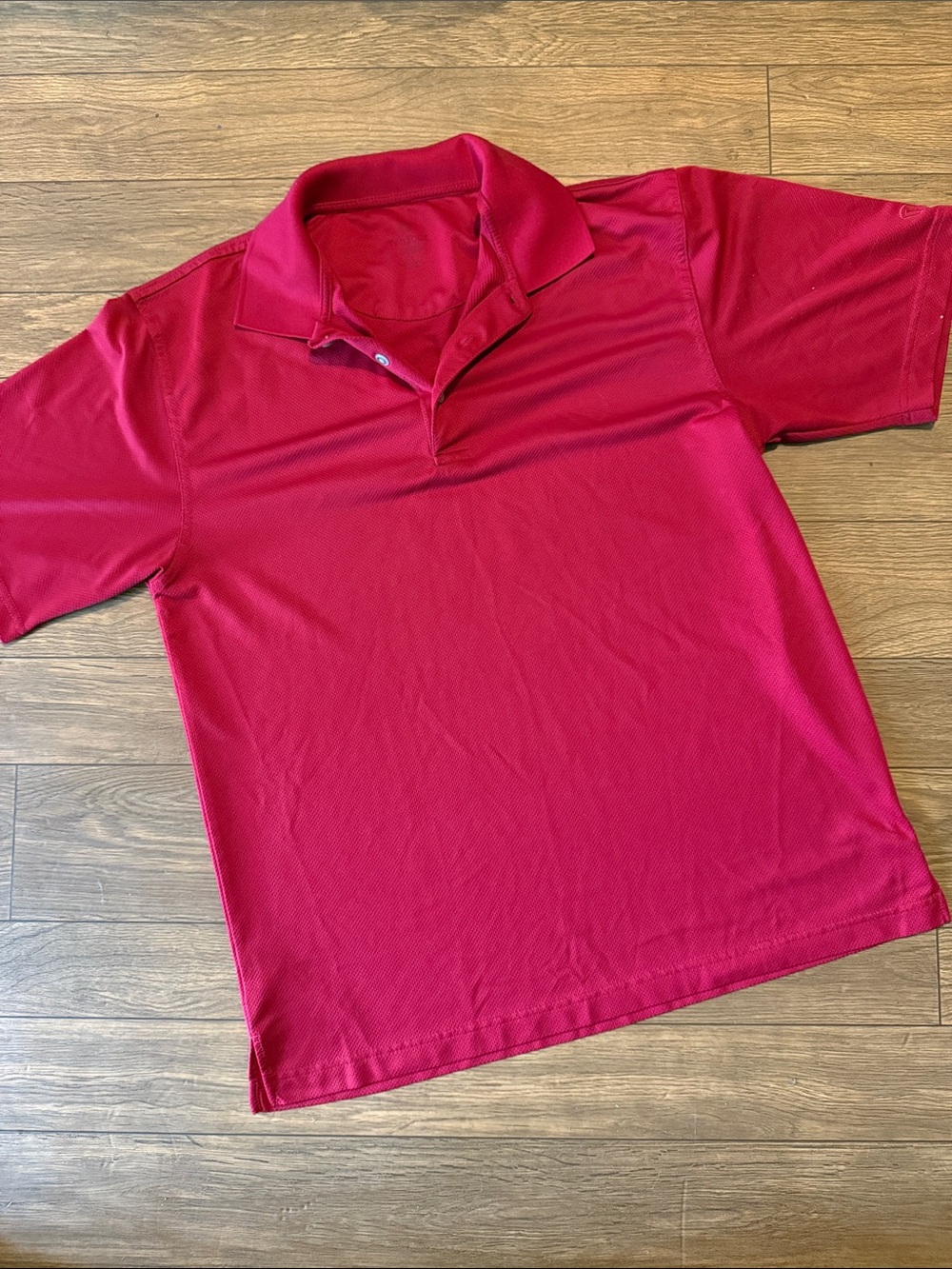 Pro Tour Men's Large Red Short-Sleeve Polo Shirt